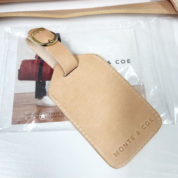 Monte & Coe Italian Wool Tote in Nude Crossbody Strap - Picture 11 of 12